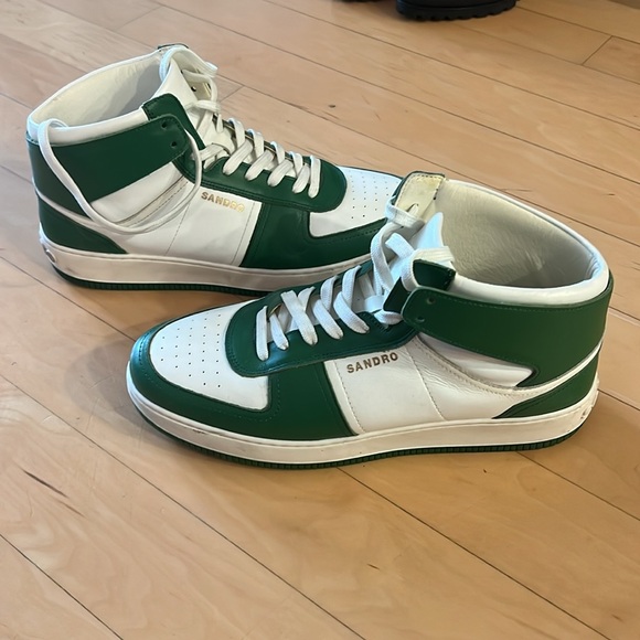 White & Green Sandro Nike Dunks - Picture 4 of 6
